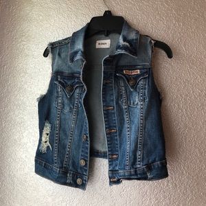 Kids Hudson denim vest